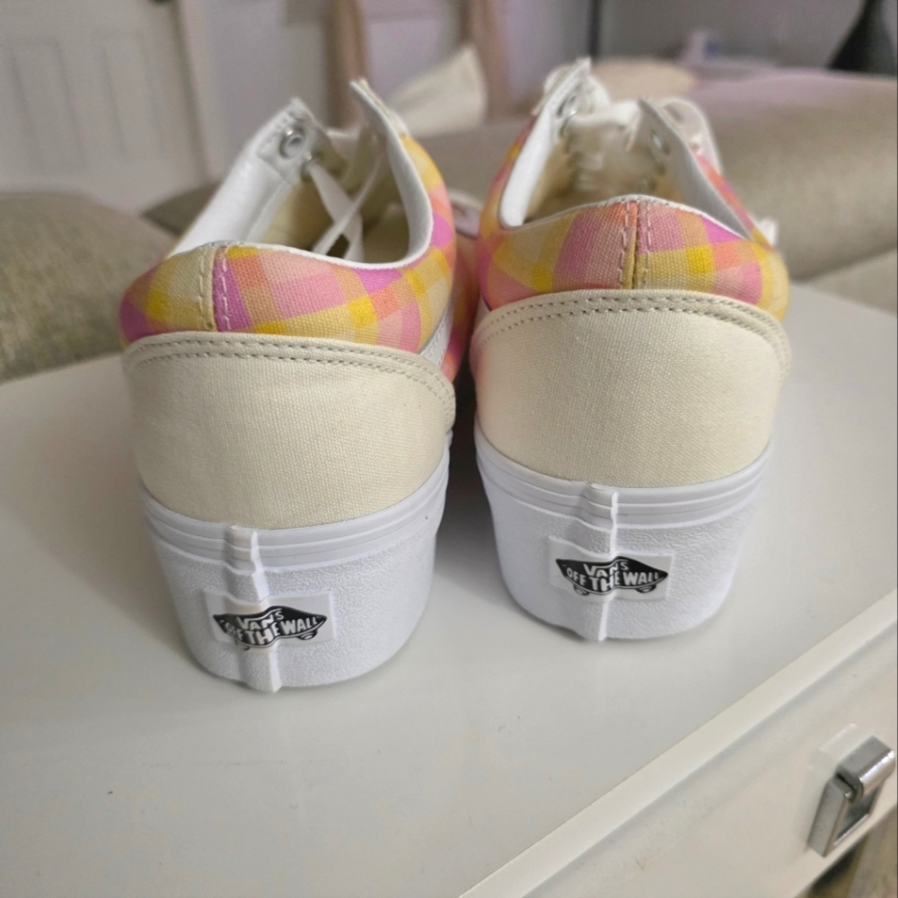 VANS Old Skool Stackform Platform Pastel Picnic P… - image 2